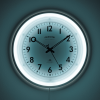 Sterling & Noble 11" Round Indoor Multi-Colored LED Wall Clock with Remote Control - Sterling & Noble