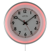 Sterling & Noble 11" Round Indoor Multi-Colored LED Wall Clock with Remote Control - Sterling & Noble