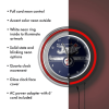 NHL Chrome Double Rung Neon Clock - Winnipeg Jets‚Ñ¢ - NHL