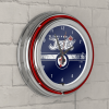 NHL Chrome Double Rung Neon Clock - Winnipeg Jets‚Ñ¢ - NHL