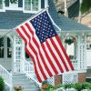 Stitched Stripes and Embroidered Stars USA Nylon Flag; 3' x 5' - multicolor - nylon